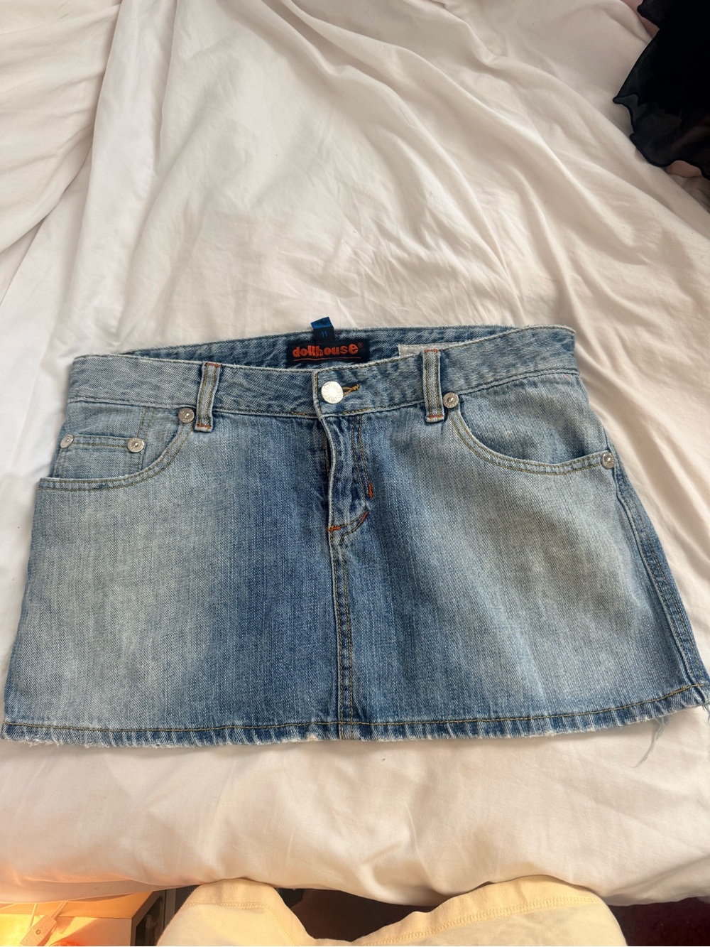 Y2K Dollhouse Light Blue Denim Mini Skirt